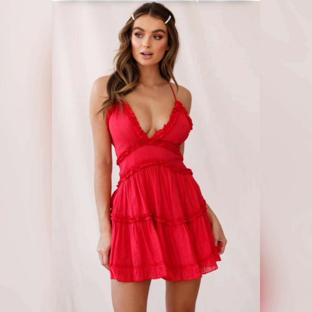 Katwalk Red Mini Dress